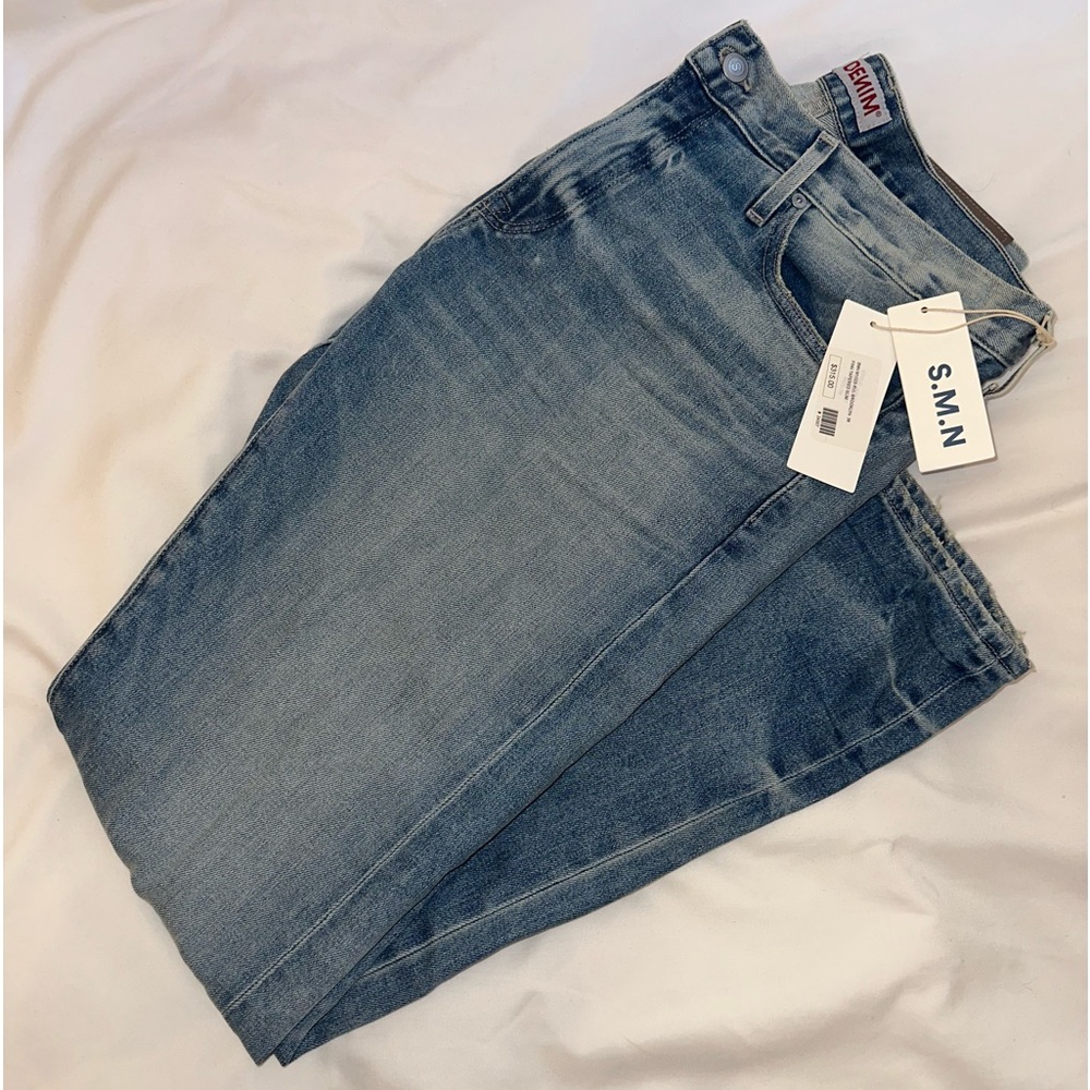 Tapered Slim Men’s Light Blue Jeans